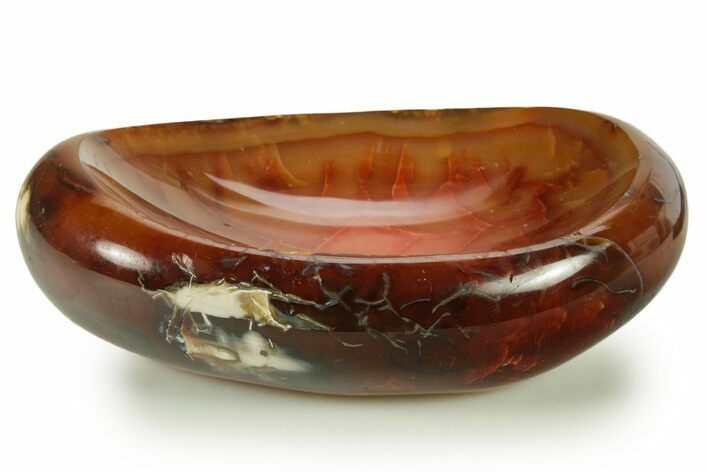 Beautiful Carnelian Agate Dish - Madagascar #383984